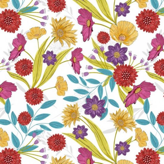 Picture of Fabric Vintage Florals Vintage Blooms 101